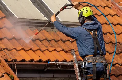 Démoussage et hydrofuge de toiture à Brillevast